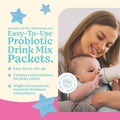 Probiótico Infantil Lovebug de 0 a 6 meses compatible con APLV- Probiótico orgánico USDA para bebés, ayudan a aliviar los gases, cólicos, reflujo, diarrea y estreñimiento neonatal, sin alérgenos ni azúcar, 30 unidades.