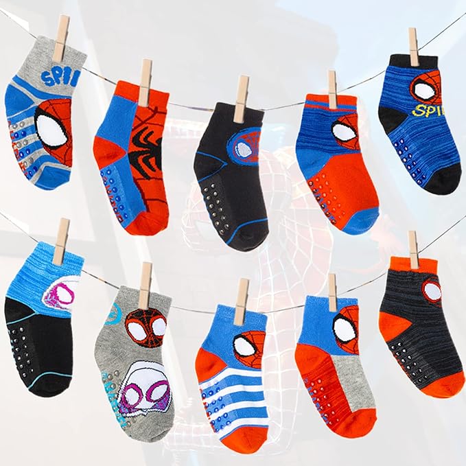 Calcetines antideslizantes de Spiderman de Marvel