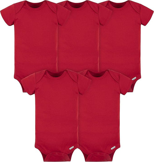 Body liso para bebé Gerber Rojo Unisex