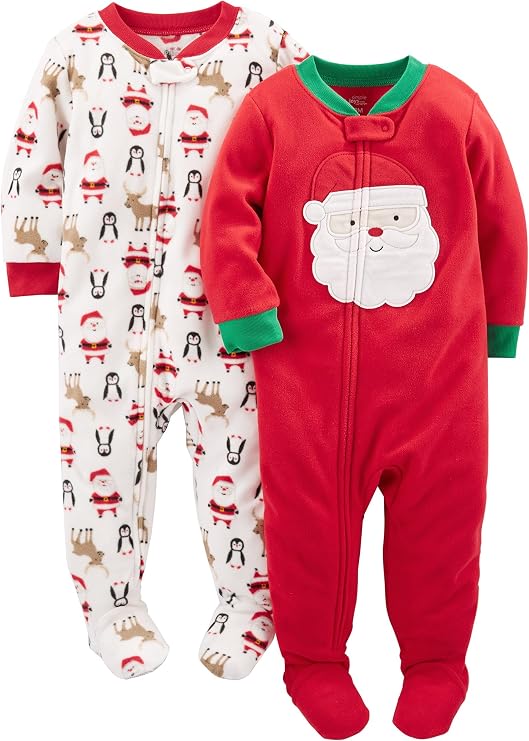 Set Pijamas unisex para niños y niñas de forro polar - Simple Joys by Carter's