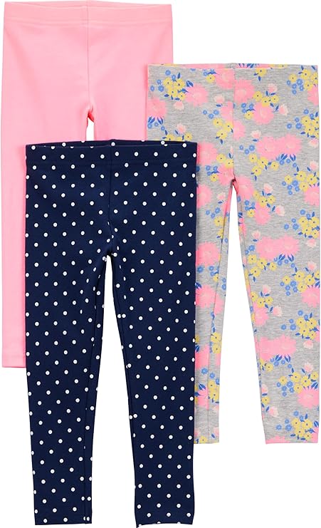 Paquete de 3 leggings para bebé Simple Joys by Carter's
