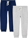 Pantalones de forro polar con tirador para niños, paquete de 2 - Simple Joys by Carter's