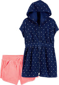 Pareo con capucha y shorts cortos para niña Simple Joys by Carter's