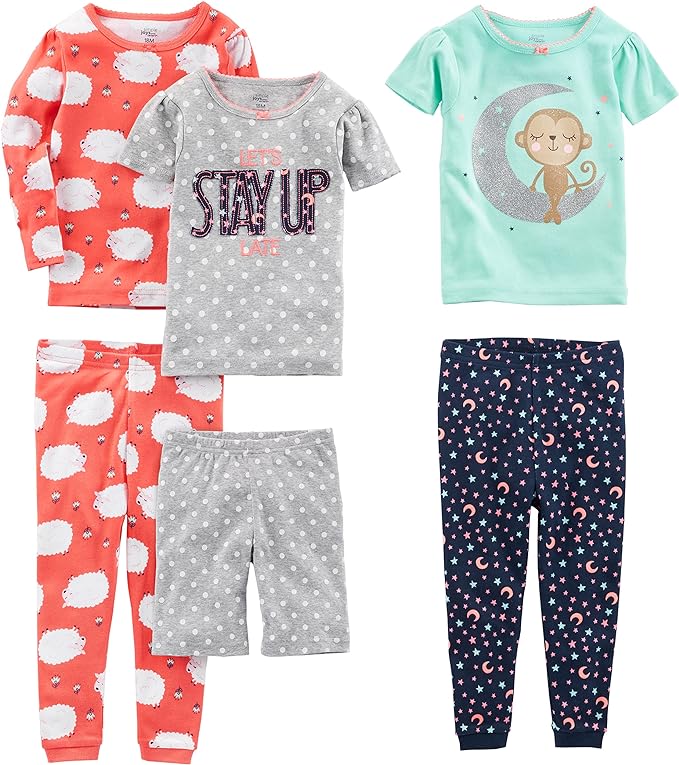 Paquete de 3 pijamas de algodón, Simple Joys by Carter's