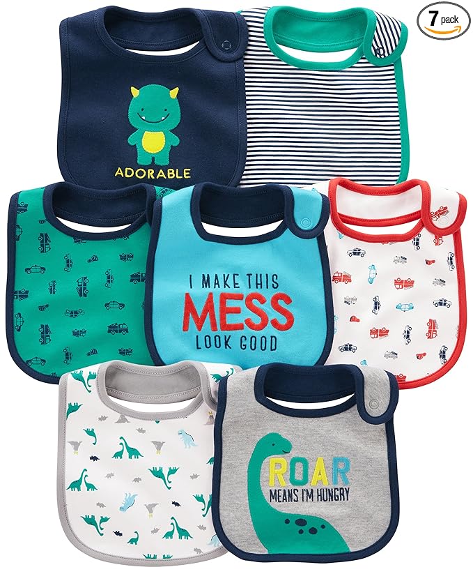 Paquete de 7 baberos, Talla única Simple Joys by Carter's