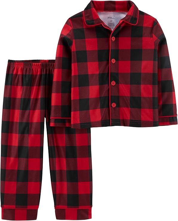 Conjunto de pijama estilo abrigo de 2 piezas para bebés niños Simple Joys by Carter's